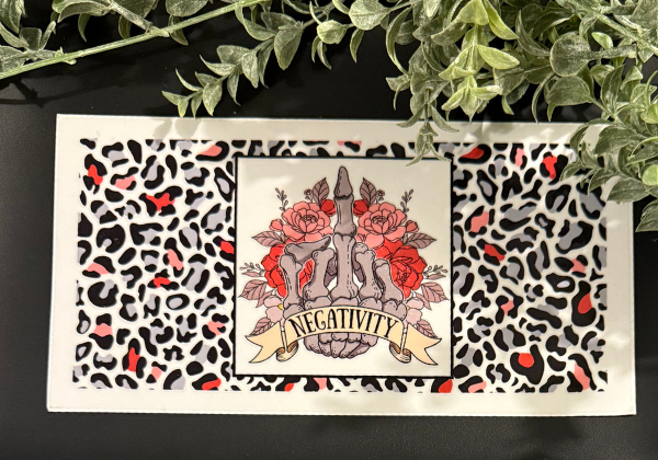 Tumbler Decal - Fuck Negativity