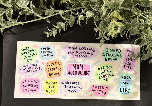 Tumbler Decal - Mom Vocabulary
