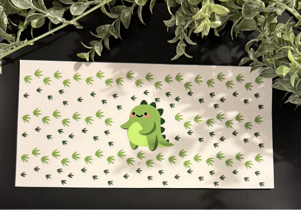 Tumbler Decal - Dinosaur