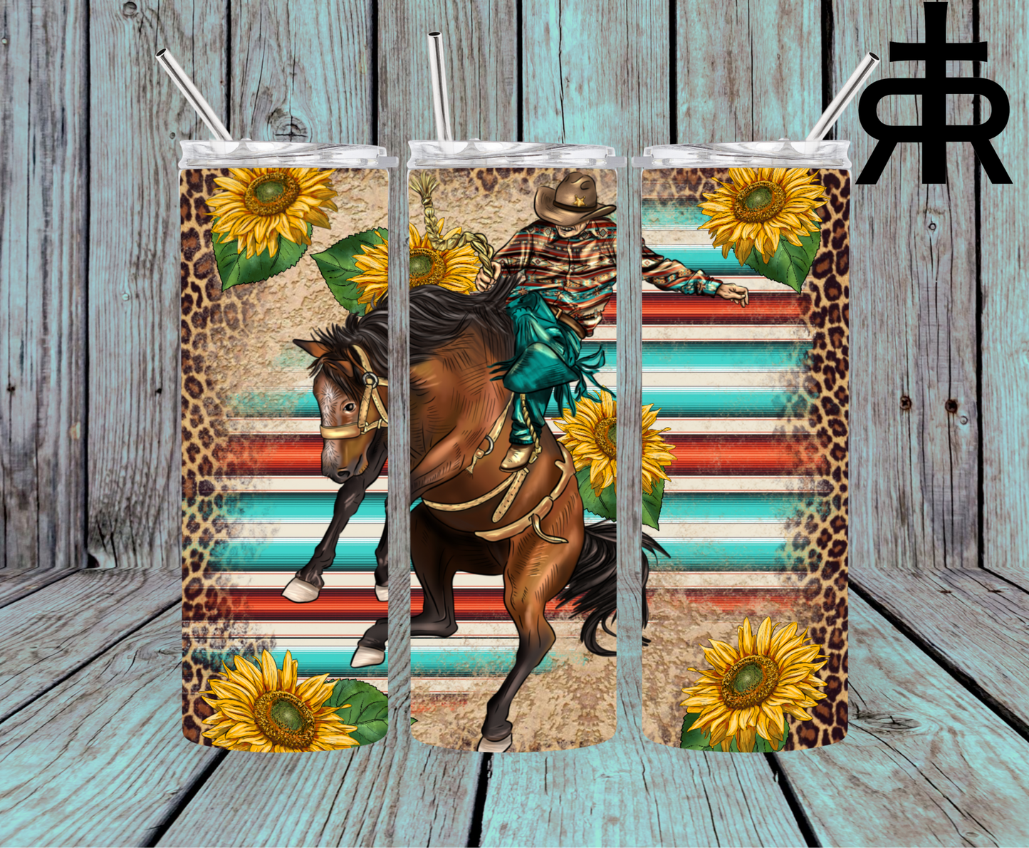 Bronc Rider - Leopard Print