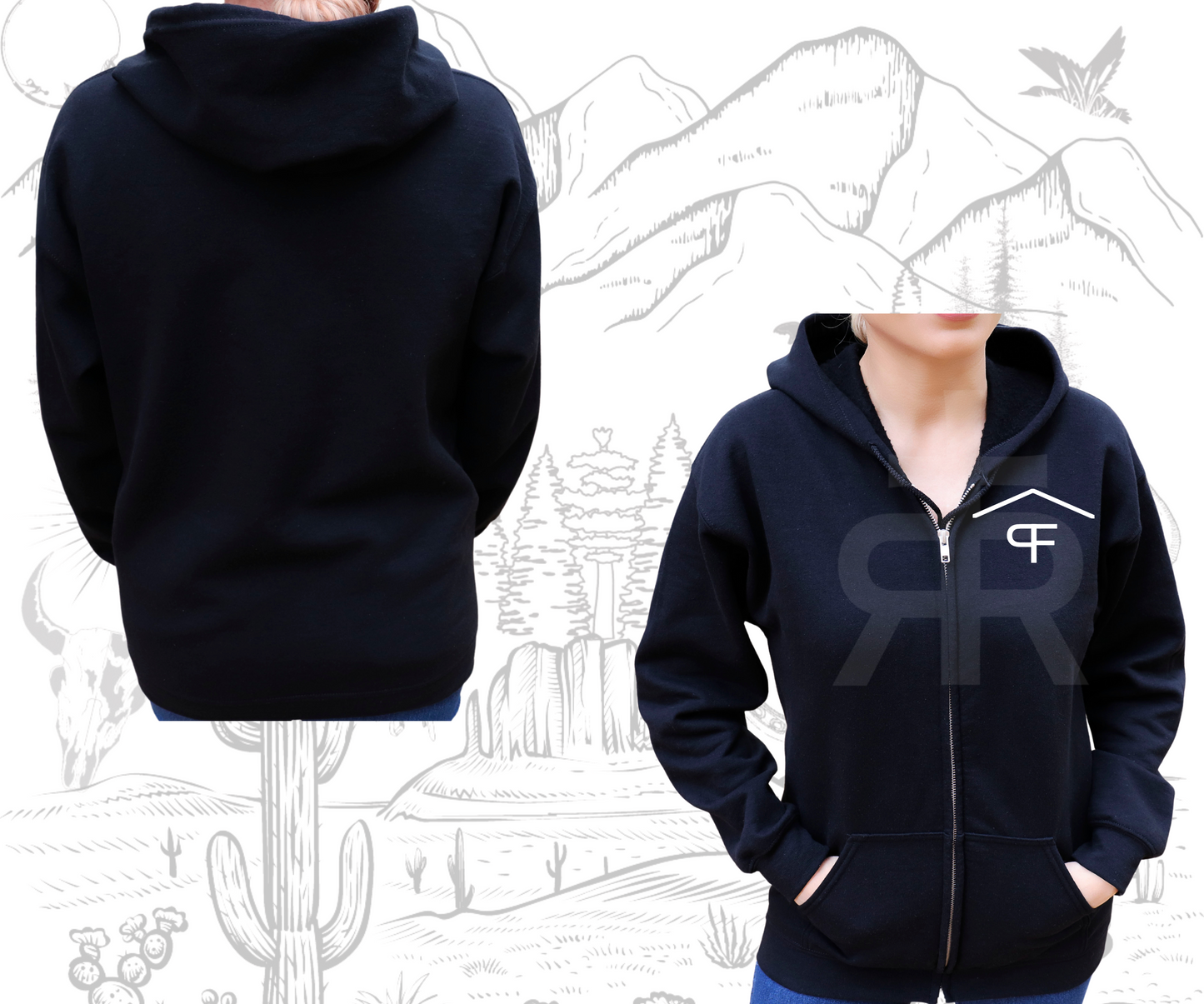 Brand Front - Zip Up