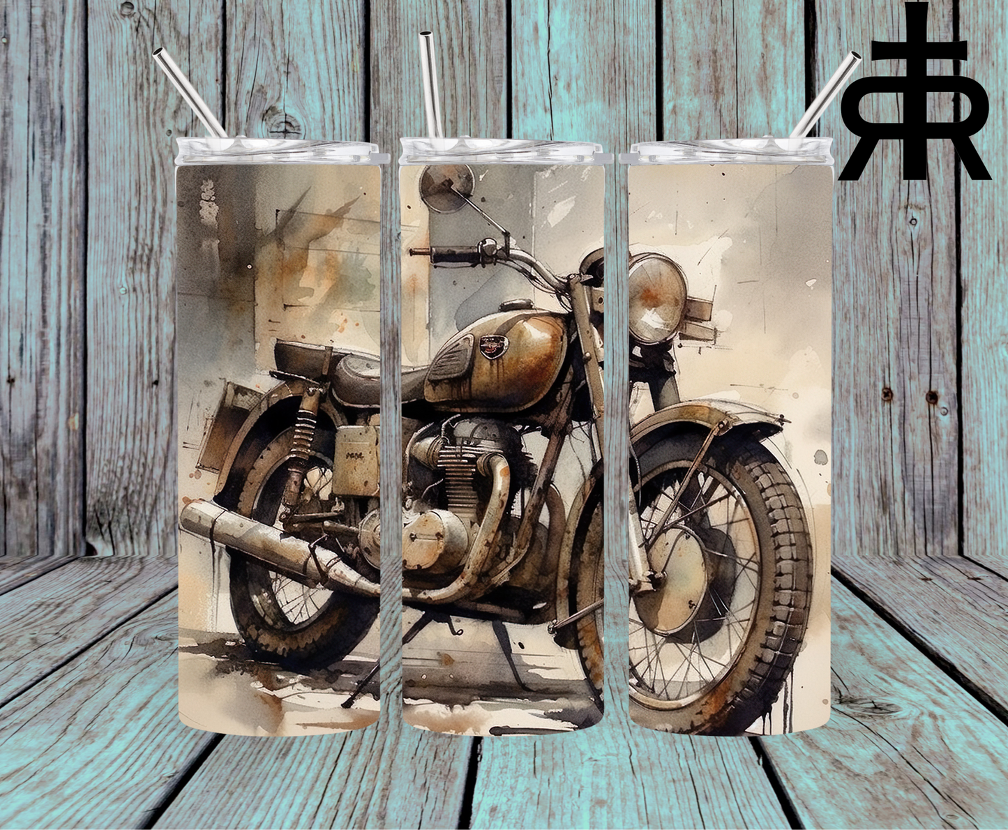 Motorcycle - Distressed