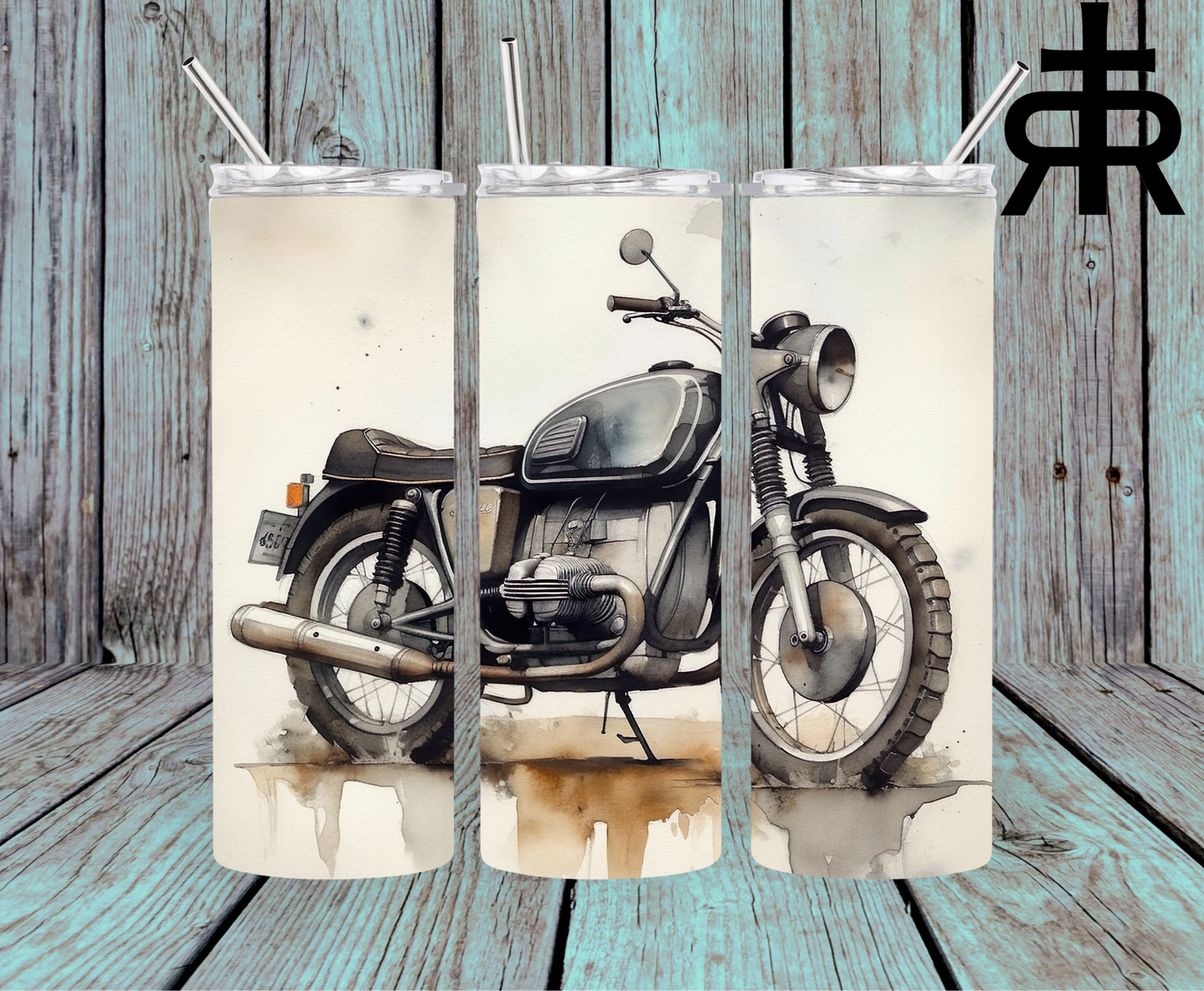 Motorcycle - Water Colour