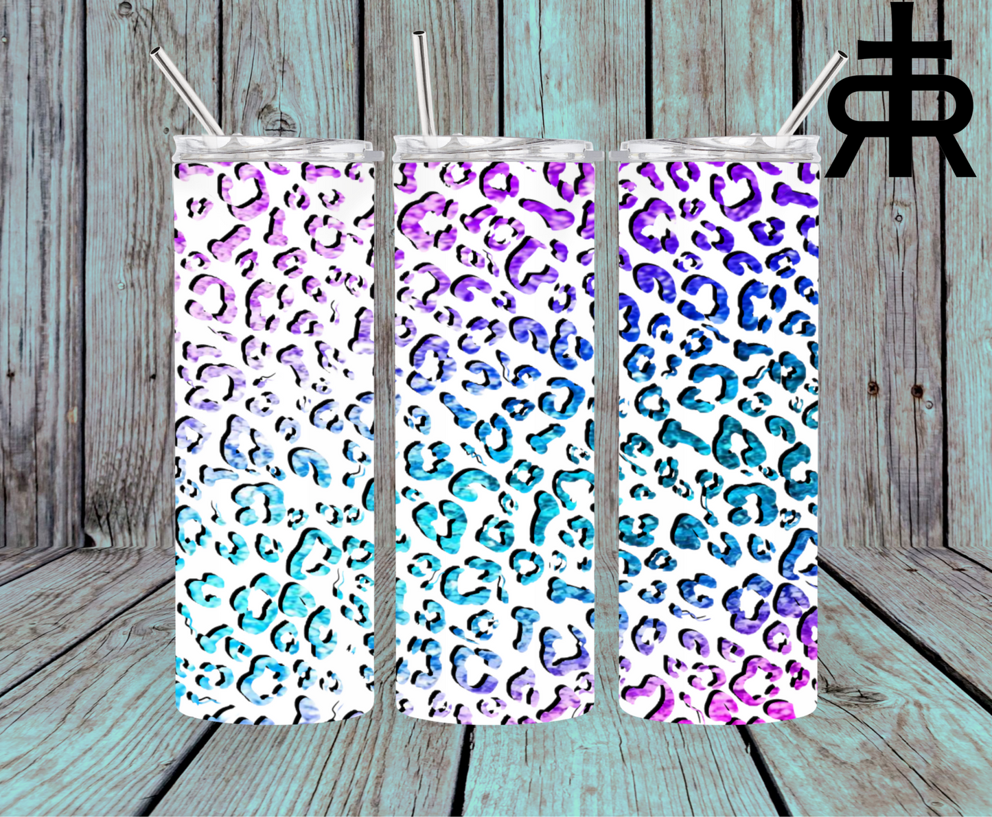 Purples and Blues Cheetah Print Penis