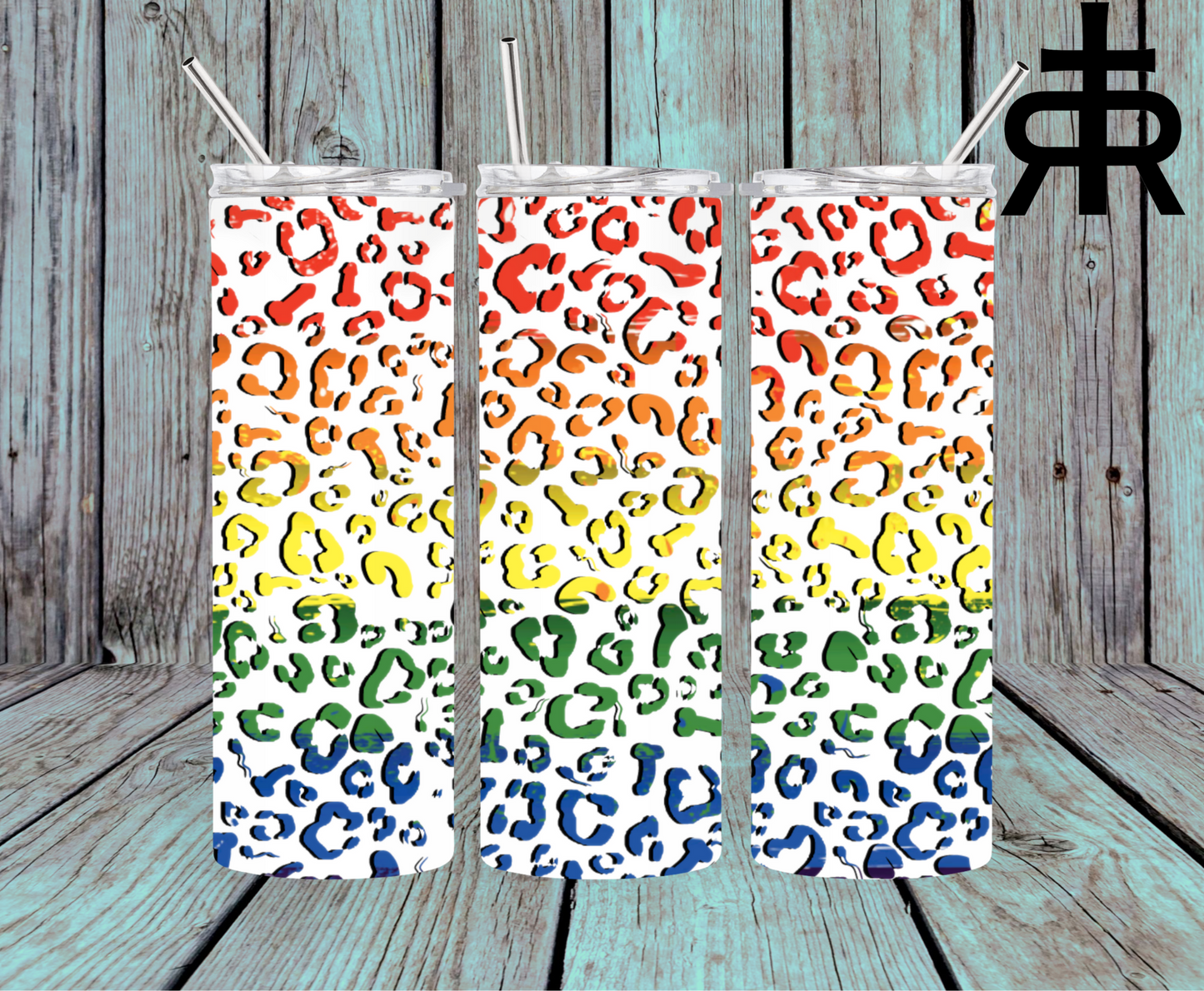 Rainbow Cheetah Print Penis