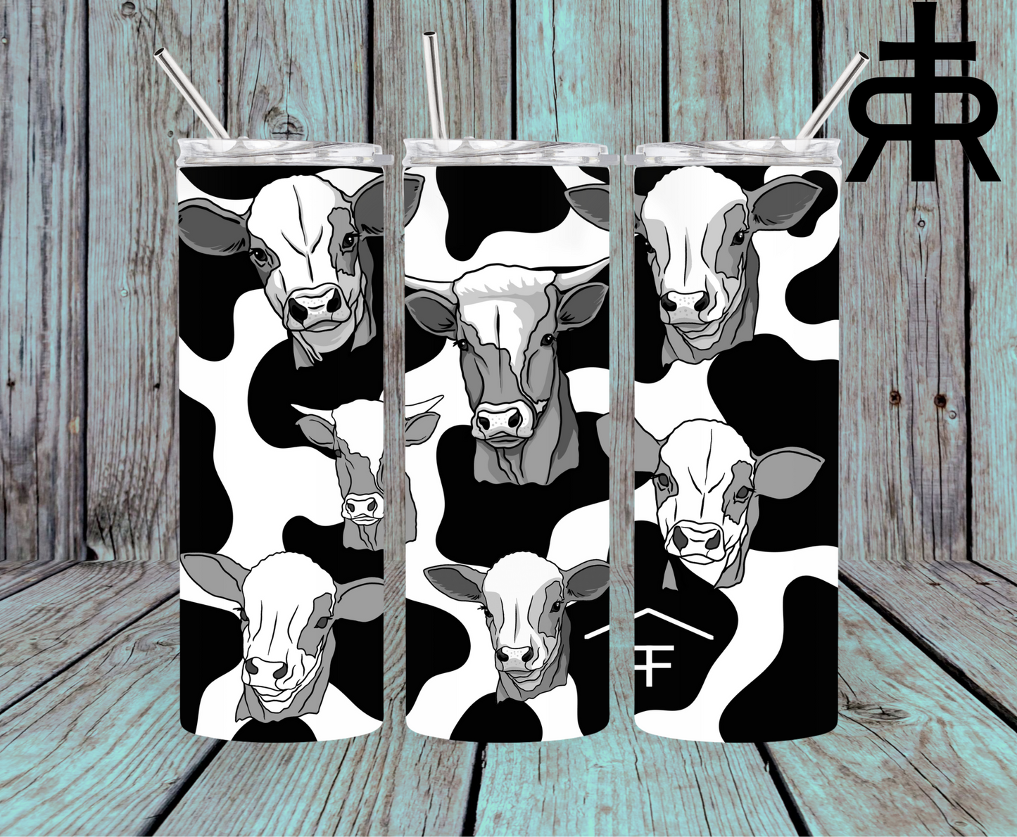 Perepelkin Farms - Black and White Cow Faces