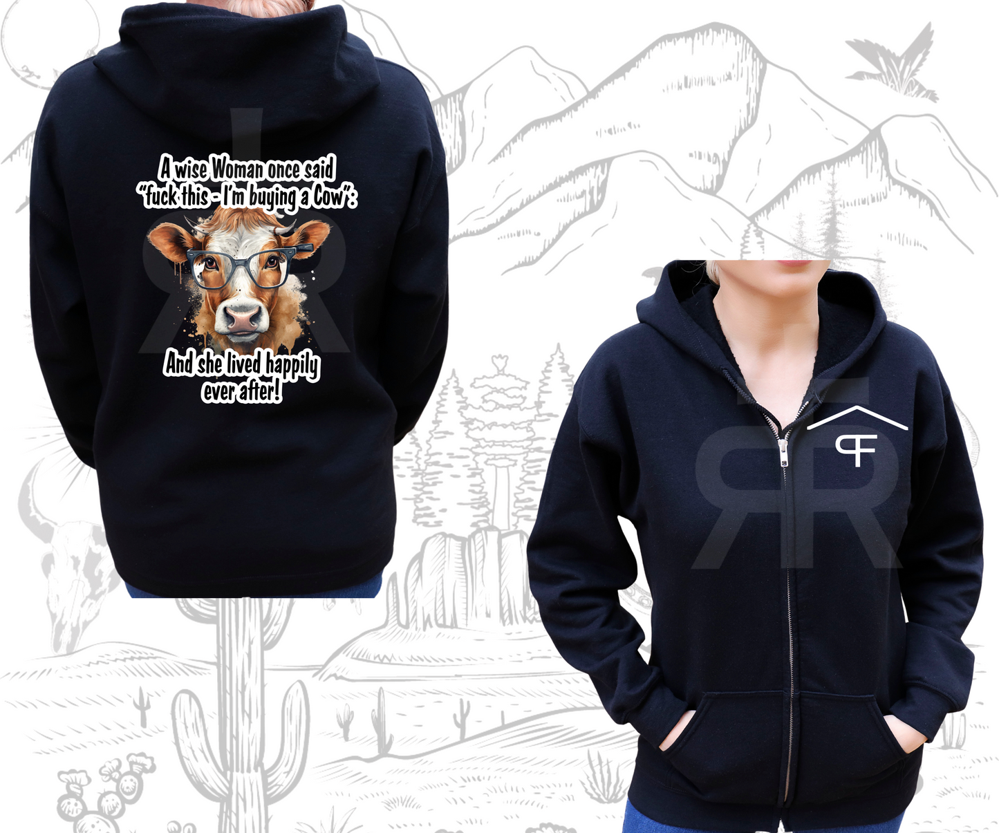 Fuck This - I'm Buying A Cow - Zip Up