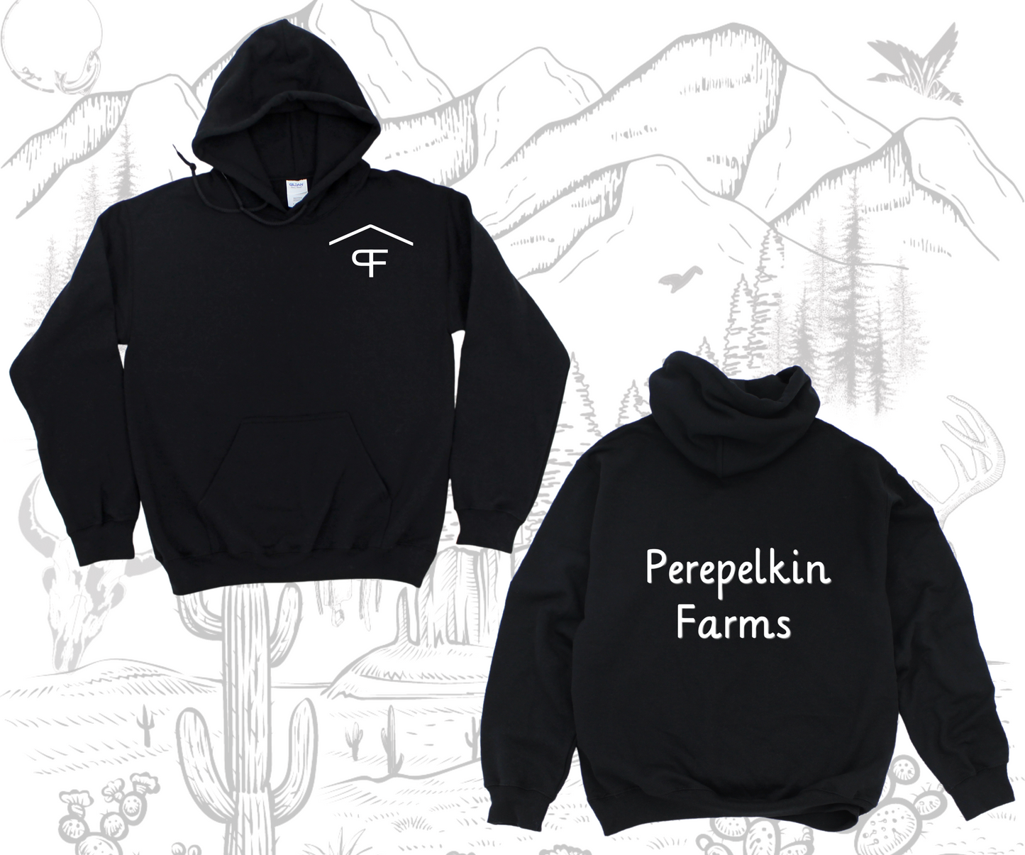 Perepelkin Farms - Brand Front, Name Back Layered