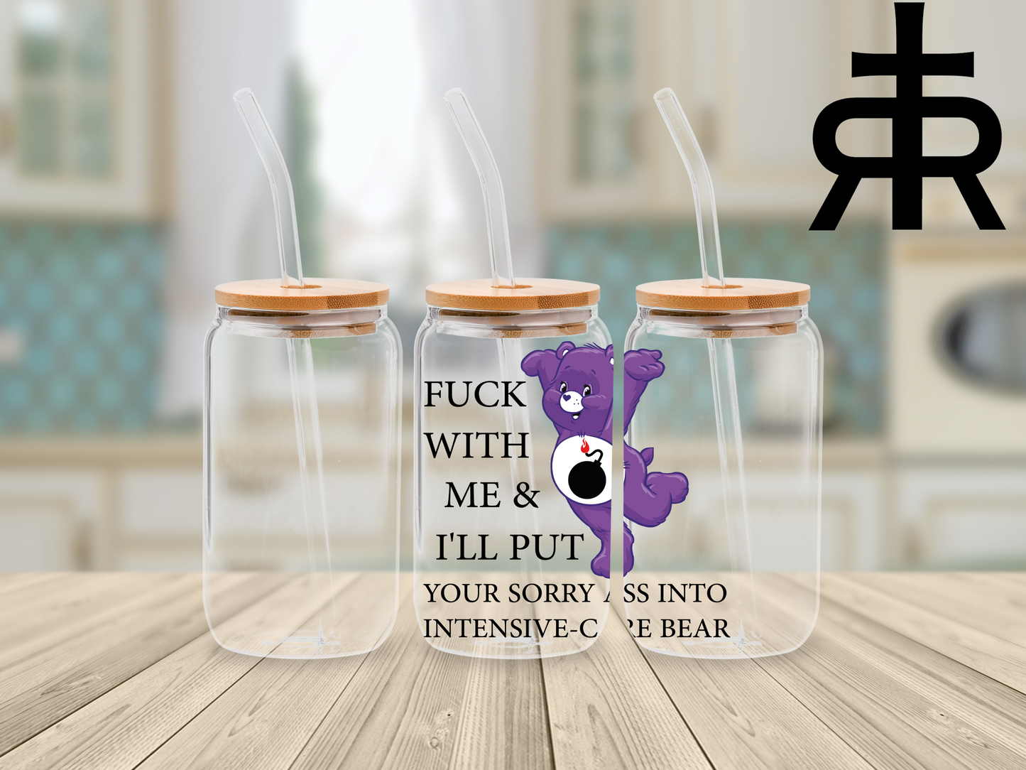 Swear Bear - Fuck With Me - Purple