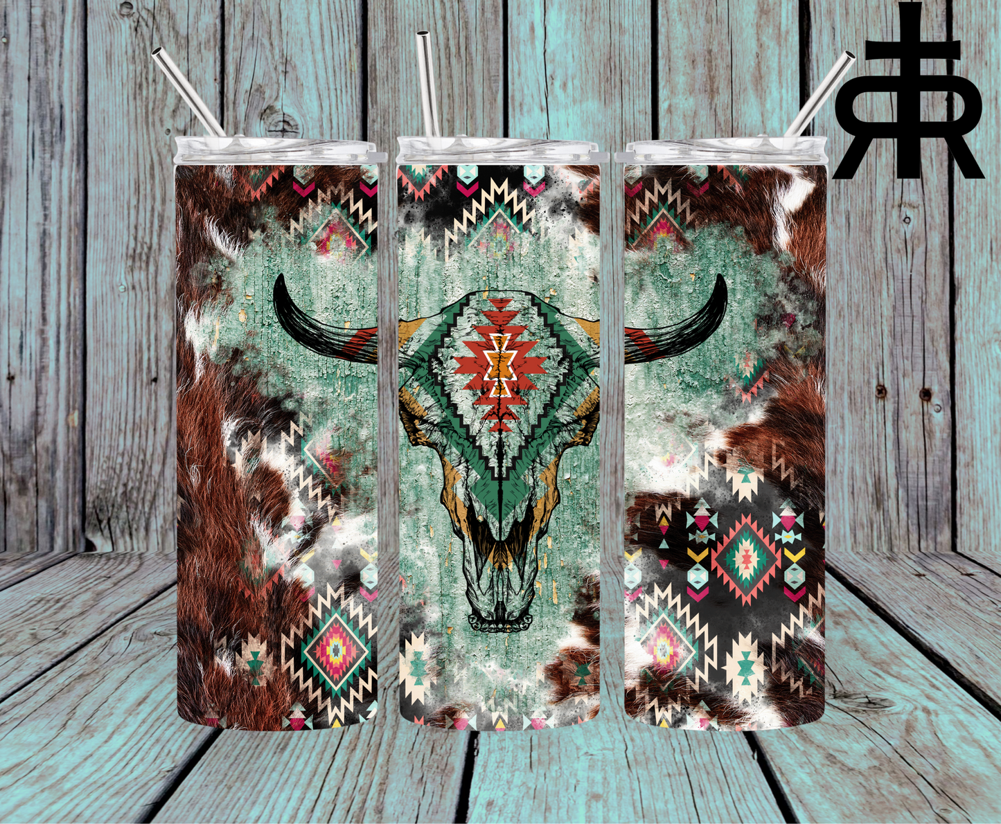 Bull Skull - Cow Hide