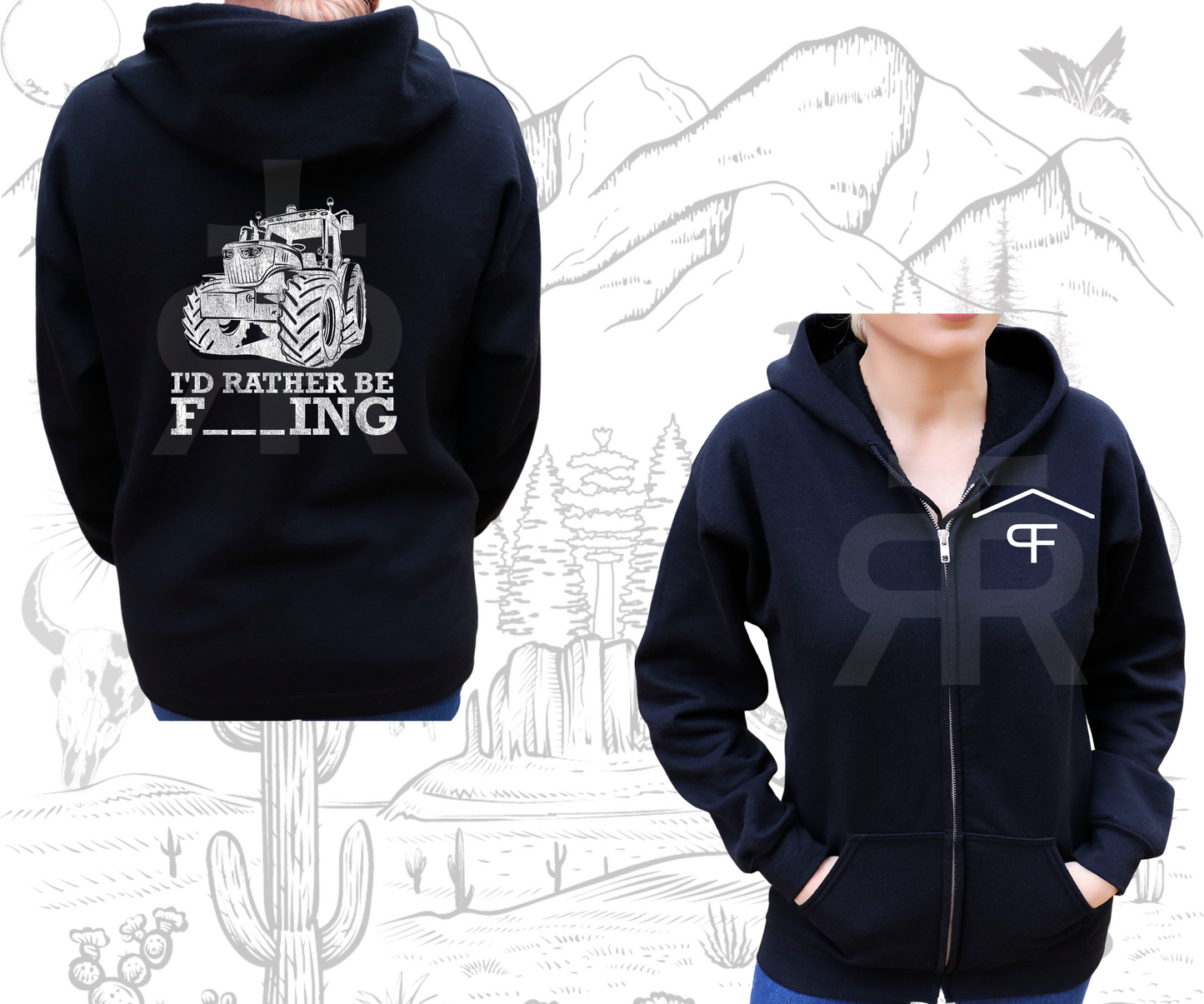 I'd Rather Be F___ing - Zip Up