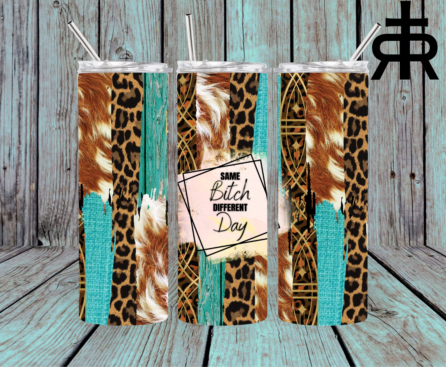 Same Bitch Different Day - Cow Print