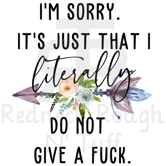 I Just Don't Give A Flying Fuck