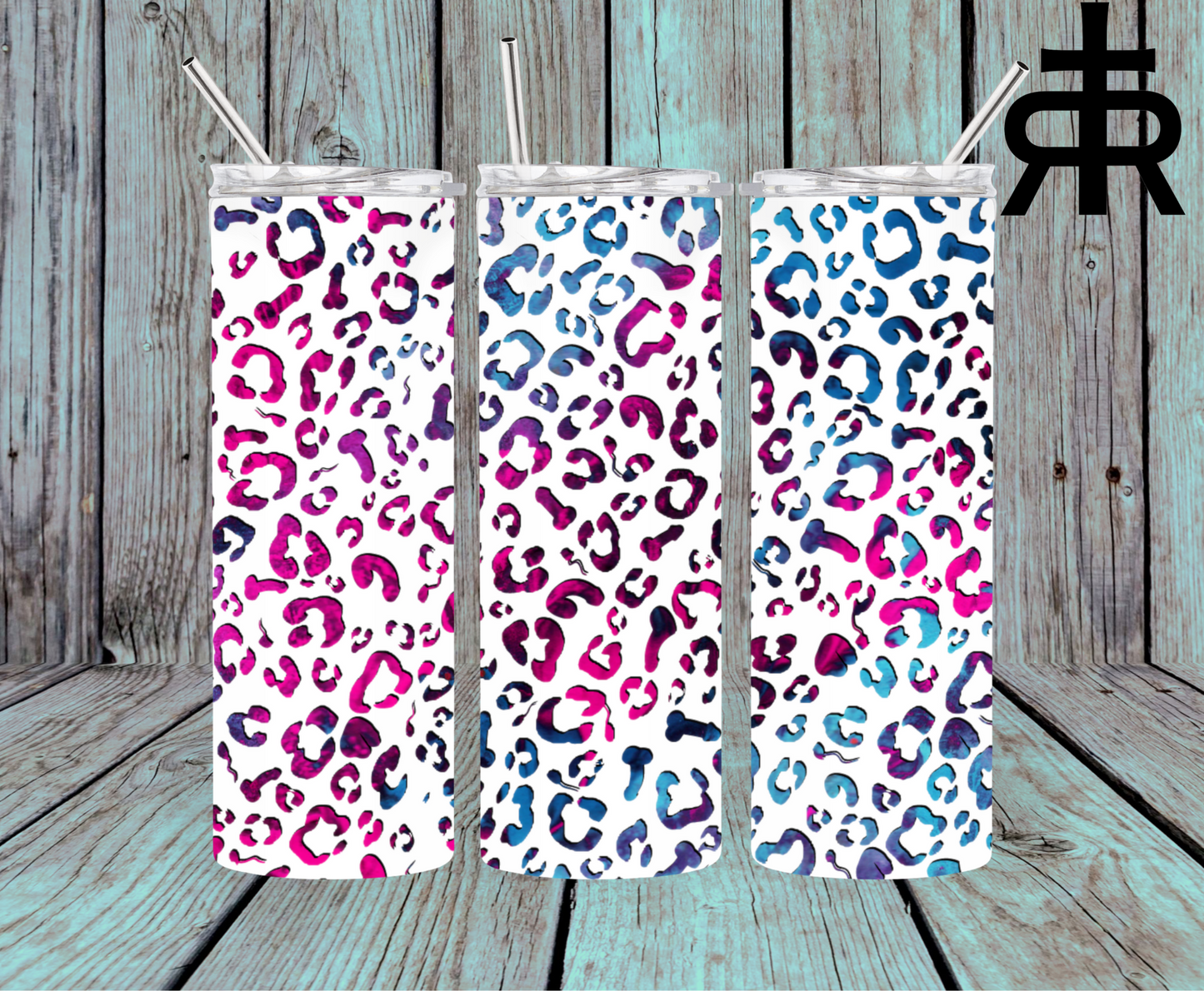 Pink and Blue Cheetah Print Penis